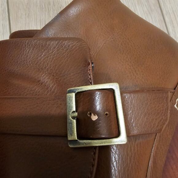 KORKS Stacey Brown Platform Ankle Boots Size 10 - Picture 4 of 8